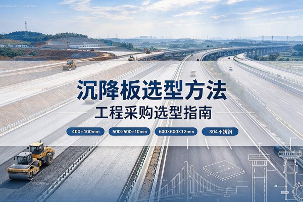 叶城沉降板选择方法