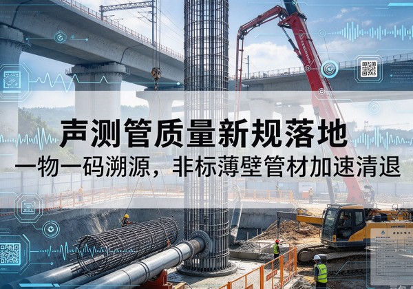 叶城声测管质量新规落地，一物一码溯源，非标薄壁管材加速清退