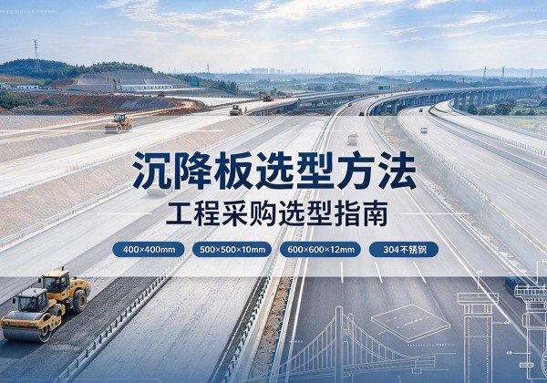 叶城沉降板选择方法